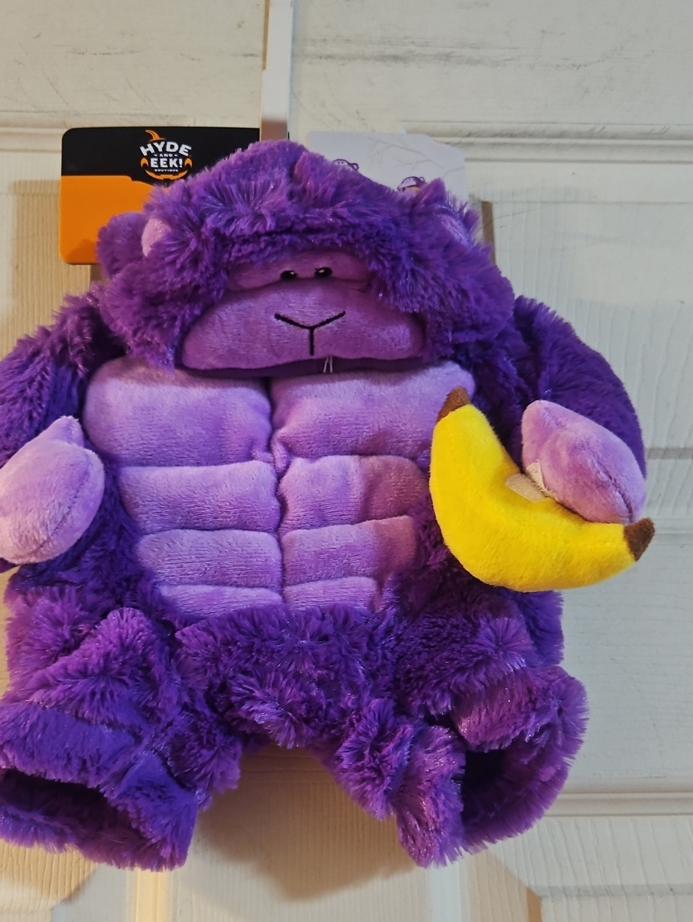 HYDE AND EEK BOUTIQUE PET GORILLA COSTUME: NEW WITH TAGS: SIZE SMALL